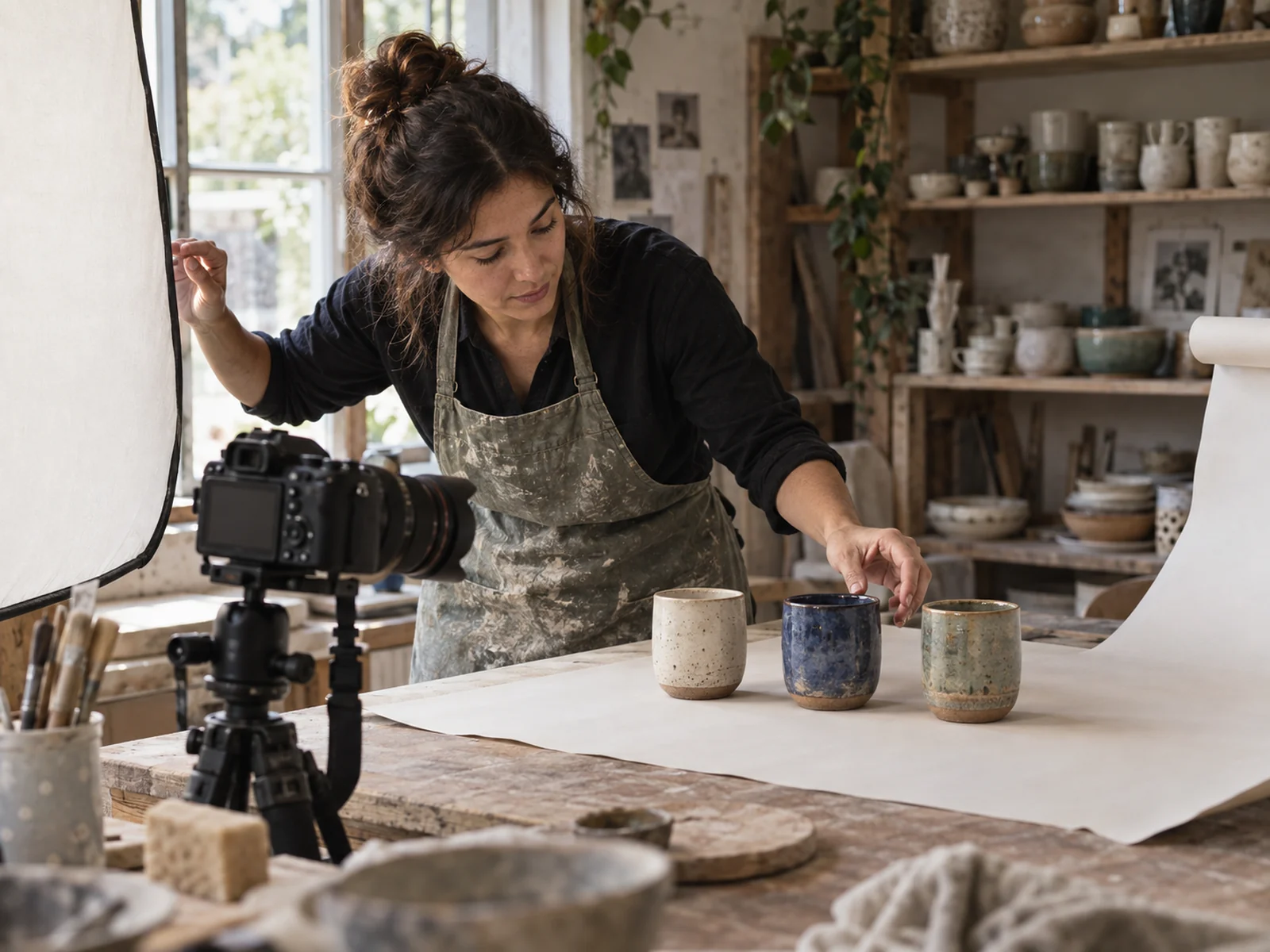 Proceso de fotografía comercial para un negocio